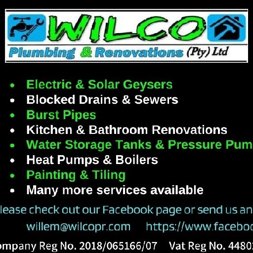 Wilco Plumbing & Renovations (Pty) Ltd Logo