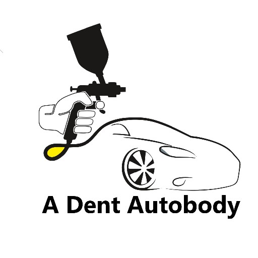 A Dent auto body Logo