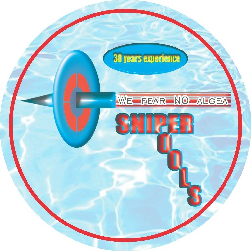 Sniper Pool's l, swimming pool maintenance and repair service group Logo