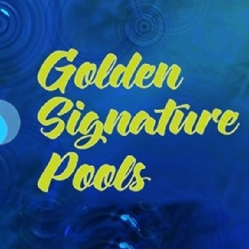 Golden Signature Pools Logo