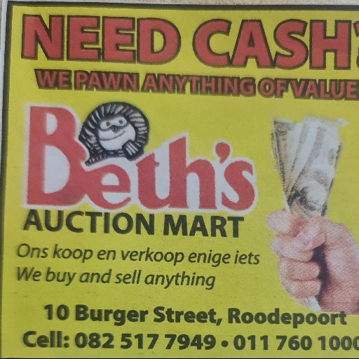 Beths Pawn Shop Logo