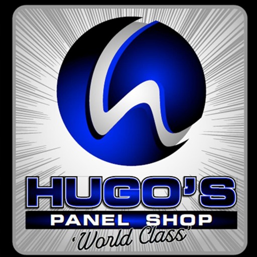 Hugo's Panel Shop Logo