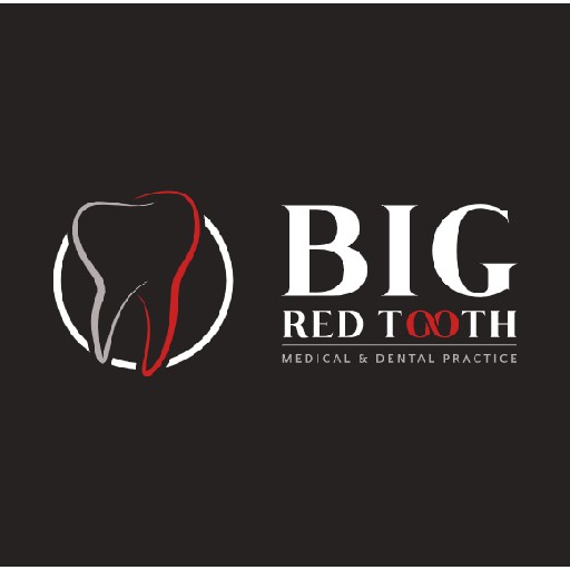 Big Red Tooth Dental Practice Logo