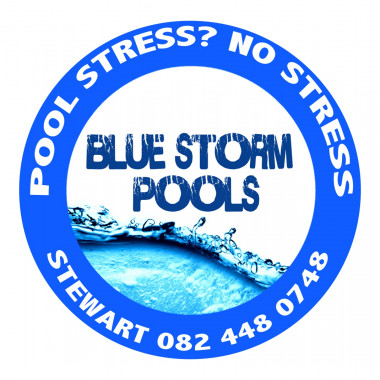 Blue Storm Pools Logo