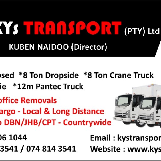 KYS TRANSORT (PTY) TD Logo